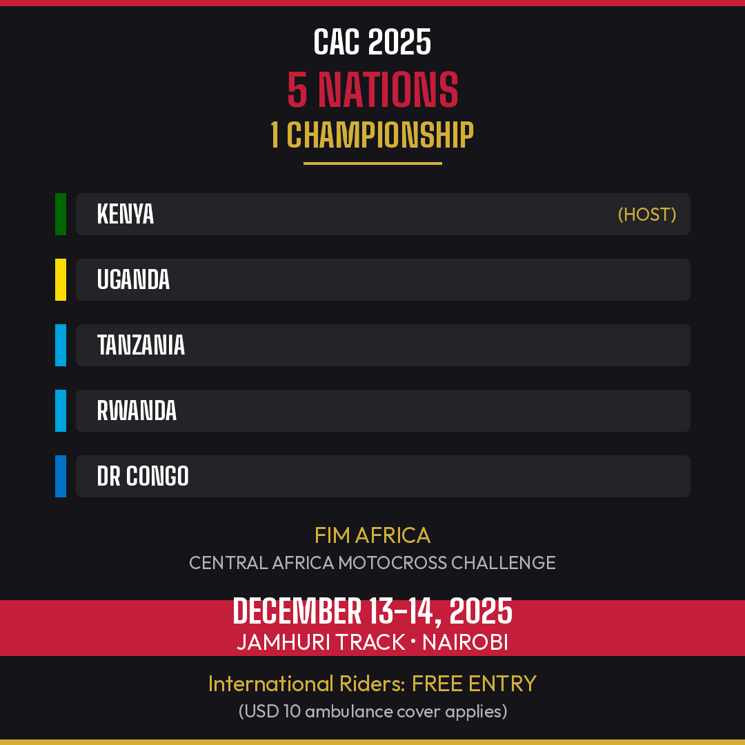 CAC 2025 | FIM Africa Central Africa Motocross Challenge (Round 2)