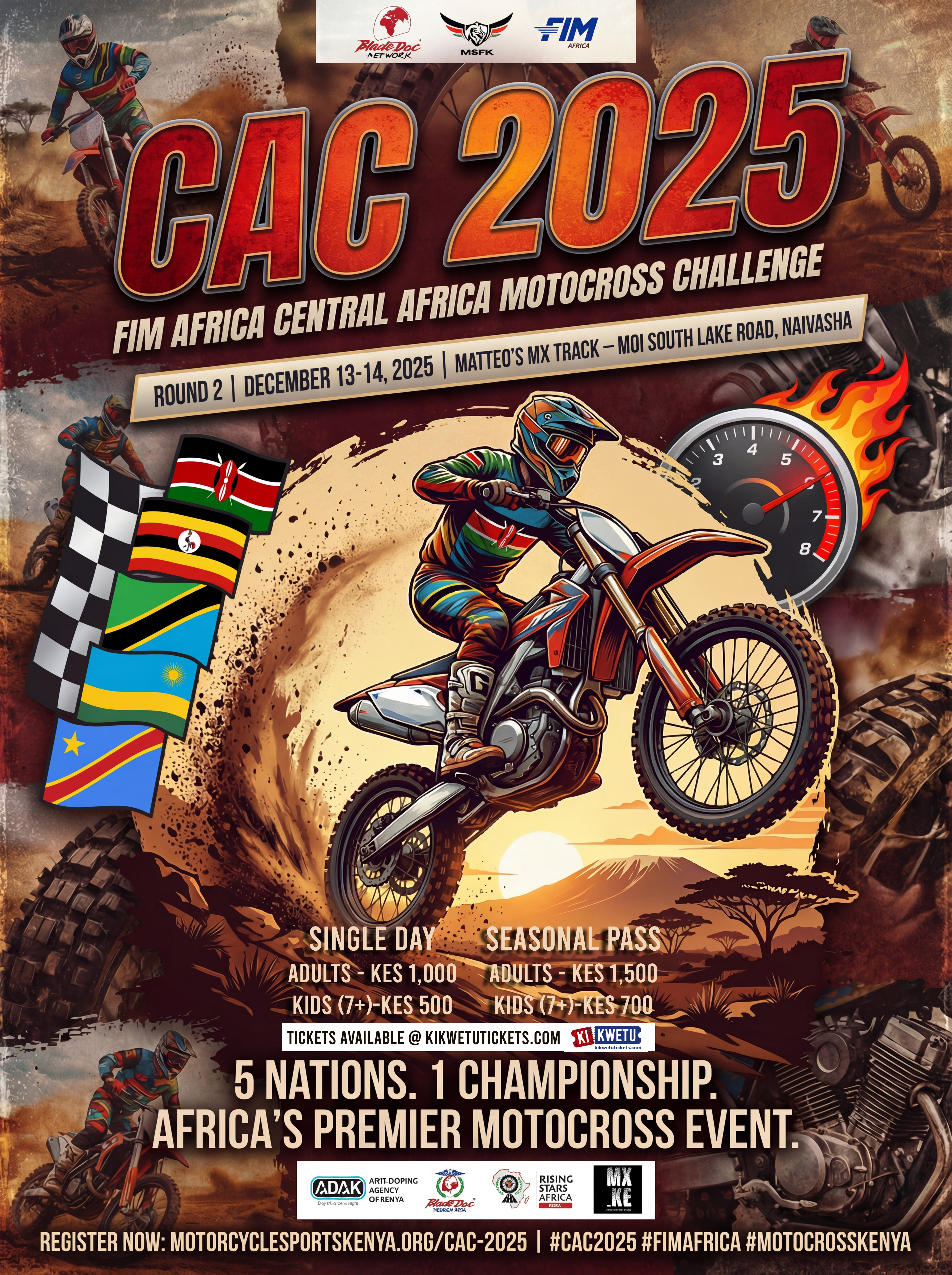 CAC 2025 | FIM Africa Central Africa Motocross Challenge (Round 2)