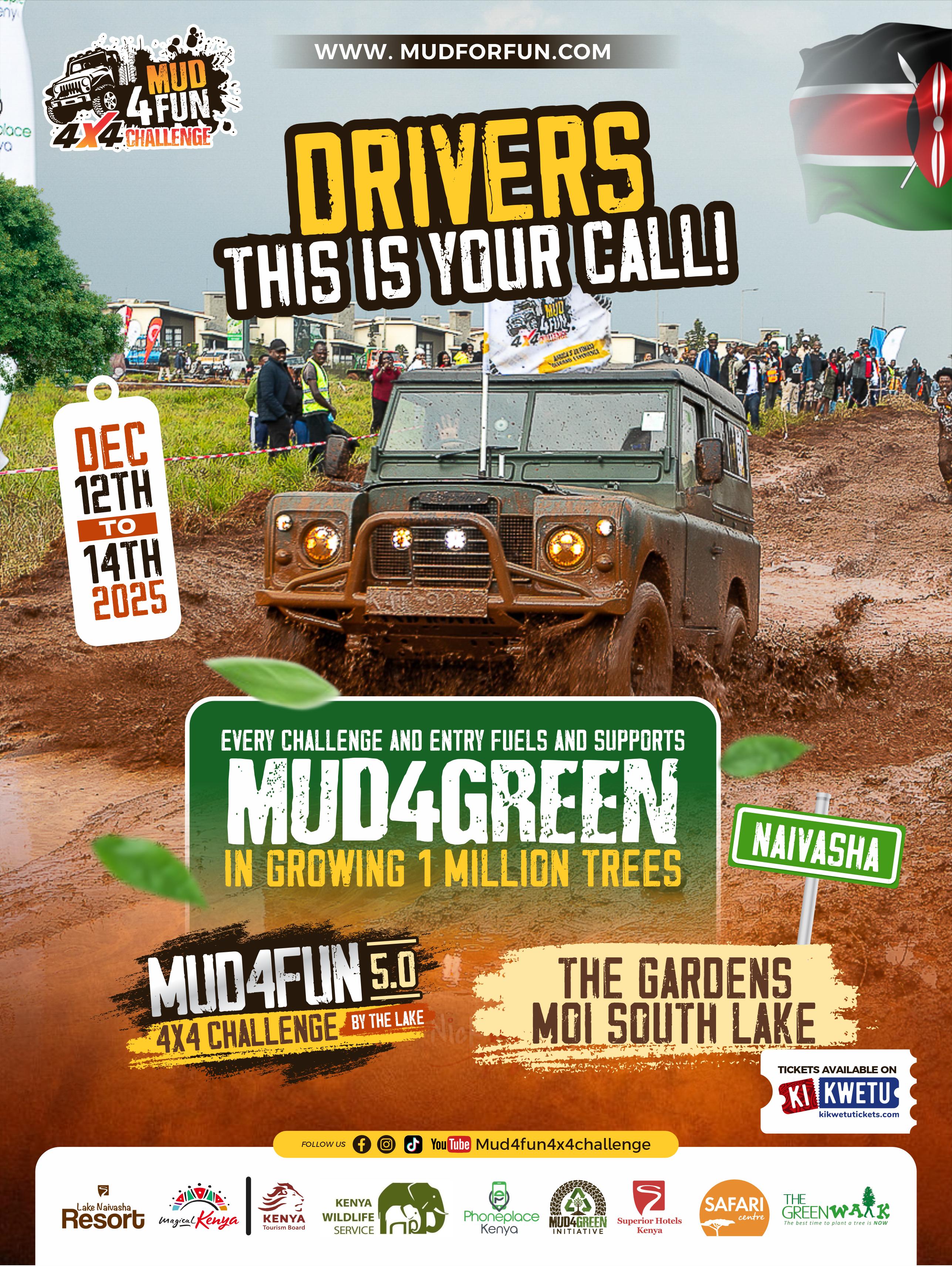 Mud 4 Fun 4×4 Challenge 5.0  Driver Registration